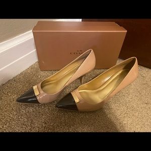 Coach Zan 8.5 Two-tone tan and black